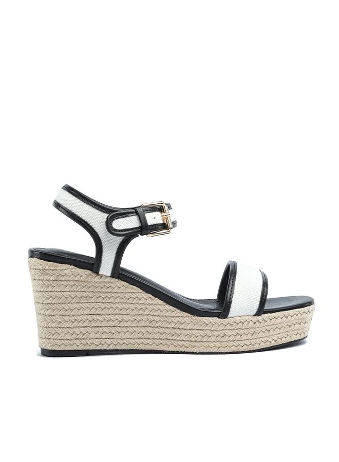 فايور Stylish Buckle Espadrille Wedge AJ 005